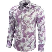 Baxboy Langarmhemd Baxboy Herren Geblümt Langarm Freizeithemd Hawaiihemd Batik B-448