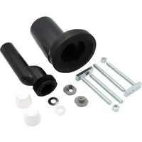 Haas Otto Anschlussgarnitur Anschlussgarnituren DN 90/110 180 mm komplett Set für Wand-WC
