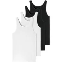 Schiesser Unterhemd 95/5 (Mehrpack) mit Baumwolle, hochwertig, 95/5 im 4er Pack