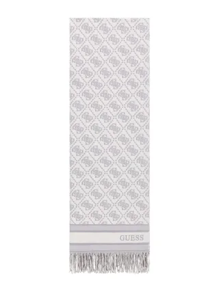 Guess Accessories - 65 X 190 CM JACQUARD SCARF GREY LOGO