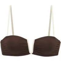 Copenhagen Studios Bandeau-Bikini-Top Emma, mit Kontrastdetails