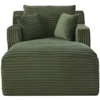 SIKAINI Sofa Modernes Chaiselongue Sofa aus Cord, Komfortable Polsterung, Elegantes Design aus Cordstoff