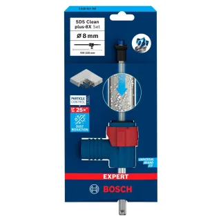 Bosch EXPERT SDS Clean plus-8X Hammerbohrer-Set 100 x 225 mm - 2608901759