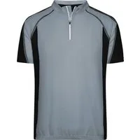 James & Nicholson Radtrikot Atmungsaktives Herren Zippshirt Men's Bike-T JN420 (Doppelpack, 2 Stück) Feuchtigkeitsregulierend, schnell trocknend, leicht und komfortabel