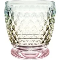 Villeroy & Boch Glas Wasserglas 0,2 l Boston Pearl, 1-tlg., Kristallglas, Wasserglas, Ø9,2cm, Kristallglas, mehrfarbig