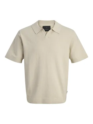 JACK&JONES - JPRBLAMILANO SPRING SPLIT NECK SS SN - Gr. - XXL