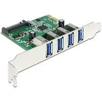 PCI Express Karte > 4 x extern USB 3.0, Schnittstellenkarte