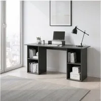 borchardt Möbel Schreibtisch Kai, Regalschreibtisch mit viel Stauraum, Breite 150 cm, Made in Germany