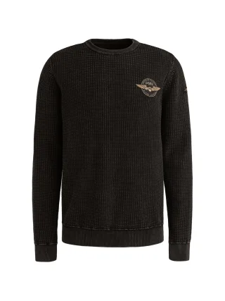 PME Legend - cotton garment dye stone wash black - Gr. - XL