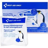 FIRST AID ONLY® Kalt-Warm-Kompresse Kälte-Sofortkompressen 10 Stück, Kühlkompressen ohne Vorkühlung, Vorteilspack 10-tlg., Einweg Kühlpads für Sport und Erste-Hilfe