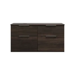 Burgbad Waschtischunterschrank Eqio 619x1200x550 Marone Dekor Trüffel, SGUU120LF2012 SGUU120LF2012