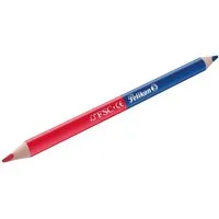 Pelikan Buntstift Pelikan Silbentrennstift, Buntstift Rot+Blau zum Silbentrennen, dic...