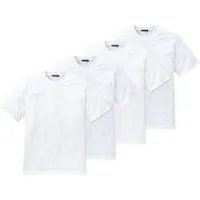 Schiesser Unterhemd 4er Pack American (Spar-Set, 4-St) Unterhemd / Shirt Kurzarm - Baumwolle