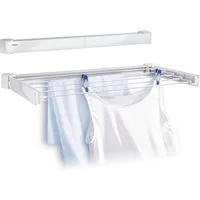Leifheit Wandwäschetrockner Wandtrockner Telegant 30 Protect, 3m Trockenlänge, 5 Trockenstäbe (60cm), für Balkon oder Bad