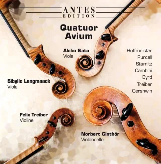 Quatuor Avium: Quartette für Violine zwei Violen und Violoncello