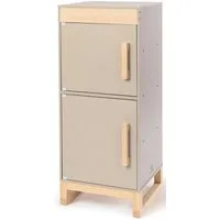 MUSTERKIND® Kinder-Kühlschrank Ficus, warmgrau/natur