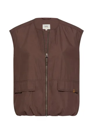 camel active - Weste mit Reißverschluss brown - Gr. - 38