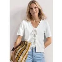 STREET ONE Strickjacke Viskosemix mit Stretchanteil