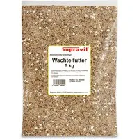 Supravit Wachtelfutter Körnermischung Wachteln, Legewachteln, Hühner, Hauptfutter für: Nutz-/ Wildtier
