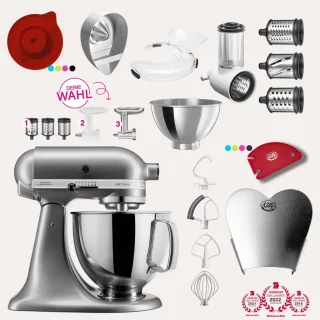KitchenAid Artisan 4,8 Liter KSM175 Spar-Set mit Gemüseschneider &...