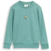 TOM TAILOR Sweatshirt Strick & Sweatshirts Glow-in-the-Dark Sweatshirt mit Rückenprint