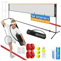 KESSER Badmintonnetz, Badmintonnetz, Tennisnetz 300cm 400cm 500 cm Federball