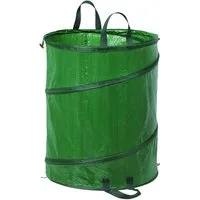 B&S Gartensack Pop Up Gartenabfallsack grün 172 Liter Ø 56 cm selbstöffnend, 172 l, (1-tlg), POP UP Tonne - öffnet sich selbstständig