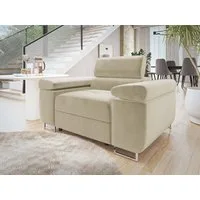 MIRJAN24 Sessel Torezio, Einstellbare Kopfstützen, 134x102x70-90 cm