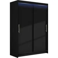 MIRJAN24 Kleiderschrank Miami I (mit Schiebetüren) Schiebetürenschrank, Garderobe