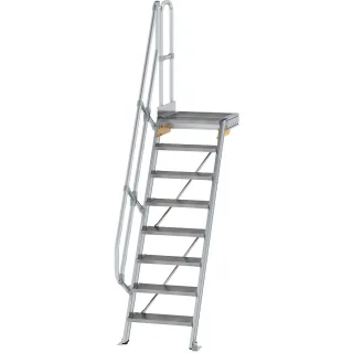 Munk Treppe mit Plattform 60° Stufenbreite 600 mm - 600368