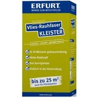 ERFURT Kleister Vlies-Rauhfaser, 200g, Tapetenkleister für bis zu 25 m² (ca. 3 Rollen) Vliestapete