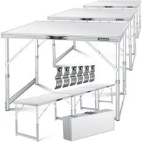 KESSER Tapeziertisch, Multifunktionstisch Profi 3- teilig, 100 60 cm