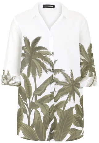 Doris Streich - Bluse khaki - Gr. - 44