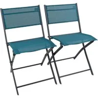 VCM Gartenstuhl Sumila 2er Set B. 45 x T. 46 x H. 79 cm (2 St), Sitzgruppe für die Terrasse, Balkonmöbel, für Entspannung im Garten