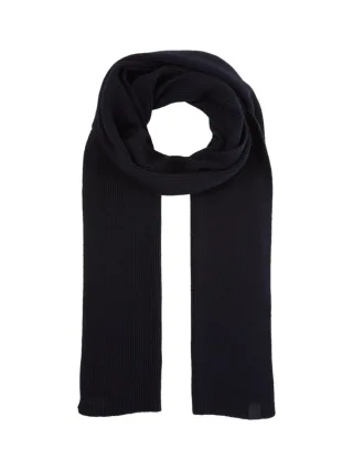 Tom Tailor - Strickschal mit Wollanteil blau - Gr. - ONE SIZE