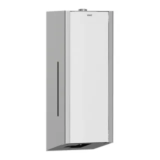 KWC Aquarotter Seifensp., EXOS, elek., Edelstahl, AP, 120x325x120 mm, Front ESG weiß, 2030025231 2030025231