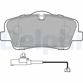 Delphi Bremsbel?ge hinten Hyundai H350 2,5 LP3292
