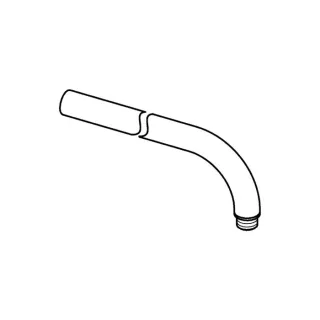 Hansa Brausearm 400 mm d:26 mm 59913872 59913872 G1/2 x G1/2 chr