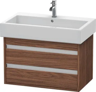 Duravit Ketho Waschtischunterbau wandhängend Nussbaum dunkel Matt 750x440x480 mm - KT663702121 KT663702121
