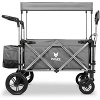 FUXLIFE Bollerwagen FX-CTL900, 5-Punkt Gurte, faltbar, mit Kühltasche
