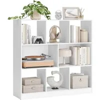 VASAGLE Bücherregal Standregal, Regal, Würfelregal, 8 offene Fächer, horizontal, vertikal oder kopfüber verwendbar