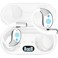 MOPUEA Bluetooth Kopfhörer Übersetzungs Kopfhörer Open-Ear-Kopfhörer Open-Ear-Kopfhörer (Clip-on Sport-Kopfhörer, Bluetooth 5.4, Offenes Ohrclip-Design, Echtzeit-Übersetzung in 144 Sprachen, Ohrhörer Übersetzergerät für Übung, Büro, Alltag, Arbeit, R