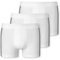 Schiesser Boxer 95/5 (3er-Pack) mit softem, tonalem Bund, kontraststarke Seitenstreifen