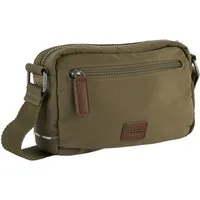 camel active Handtasche Aurum (Set, 2-tlg., abnehmbare Anhänger), aus recyceltem Polyester in Nylonstruktur, leicht & mit feinen Details