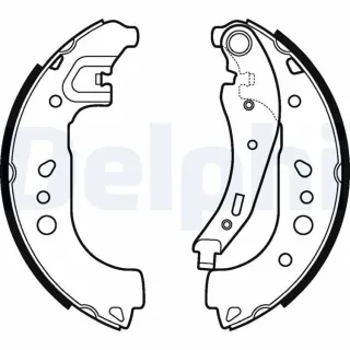 Delphi Bremsbacken hinten Renault Twingo Smart Forfour