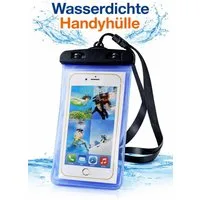 Illes-Laedchen Handyhülle wasserdichte Handyhülle Smartphone Schutzbeutel Handytasche, Universal - IPX8 - 7 Farben zur Auswahl - bis 6,7 Zoll Smartphonegröße