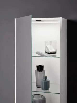 emco Hochschrank evo, mit Doppelspiegeltür, 1500 mm, weiss/spiegel, 957950401 957950401