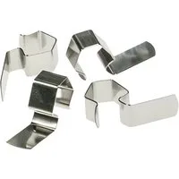 mikken Einmachglas Ersatzklammern Universal Klammern Edelstahl 50 Stk. Clips Verschlüsse, (Zubehör, 50-tlg., 50er Set Ersatzklammern, Einkochzubehör), zum Einkochen und Einwecken, für WECK-Gläser, Rundrandgläser