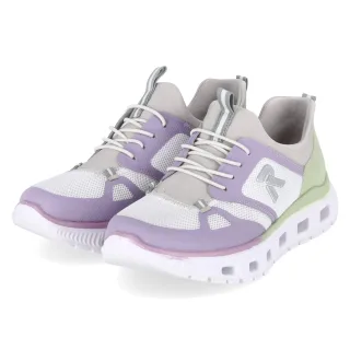 Rieker Slip-On-Sneaker  Mehrfarbig - Gr. 36 -  Textil und Synthetik