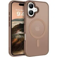 CoolGadget Handyhülle Magnet Hülle für iPhone 17 Schutzhülle mit Metall Kamerarahmen 6,3 Zoll, magnetisches Schutzcase Matt Stoßfest kompatibel mit Magsafe Zubehör